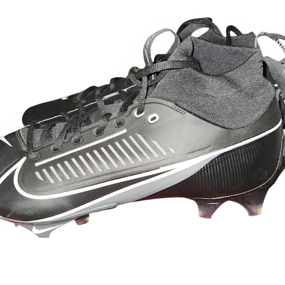 NEW W/ Outtag Nike Men's Football Cleats Sz 13 Black & White. With STRETCH ANKLE - Picture 2 of 7